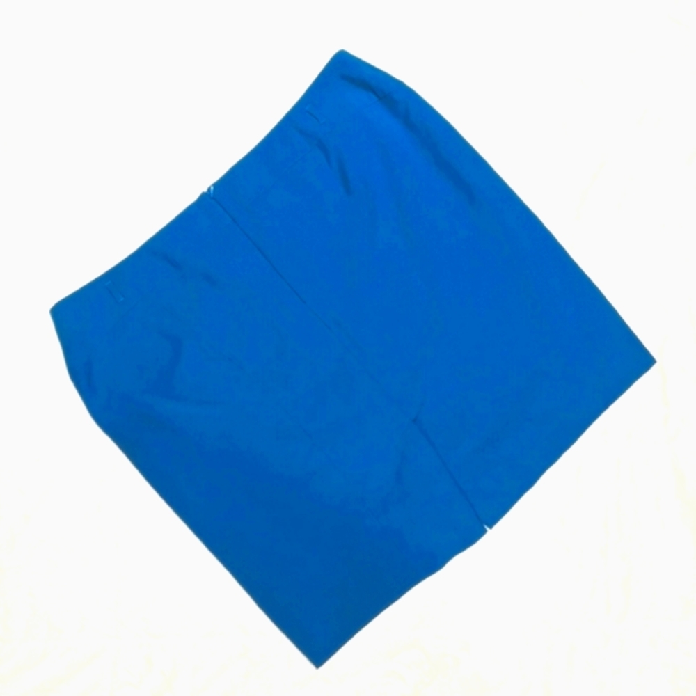 Worthington Royal Cobalt Blue Pencil Skirt Plus Sz 24W Knee Length